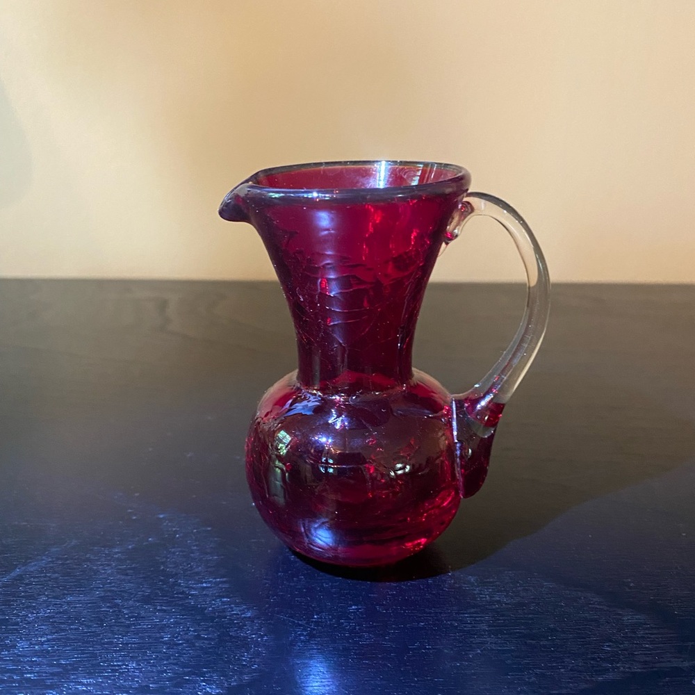 Ruby Red Pilgrim Pitcher